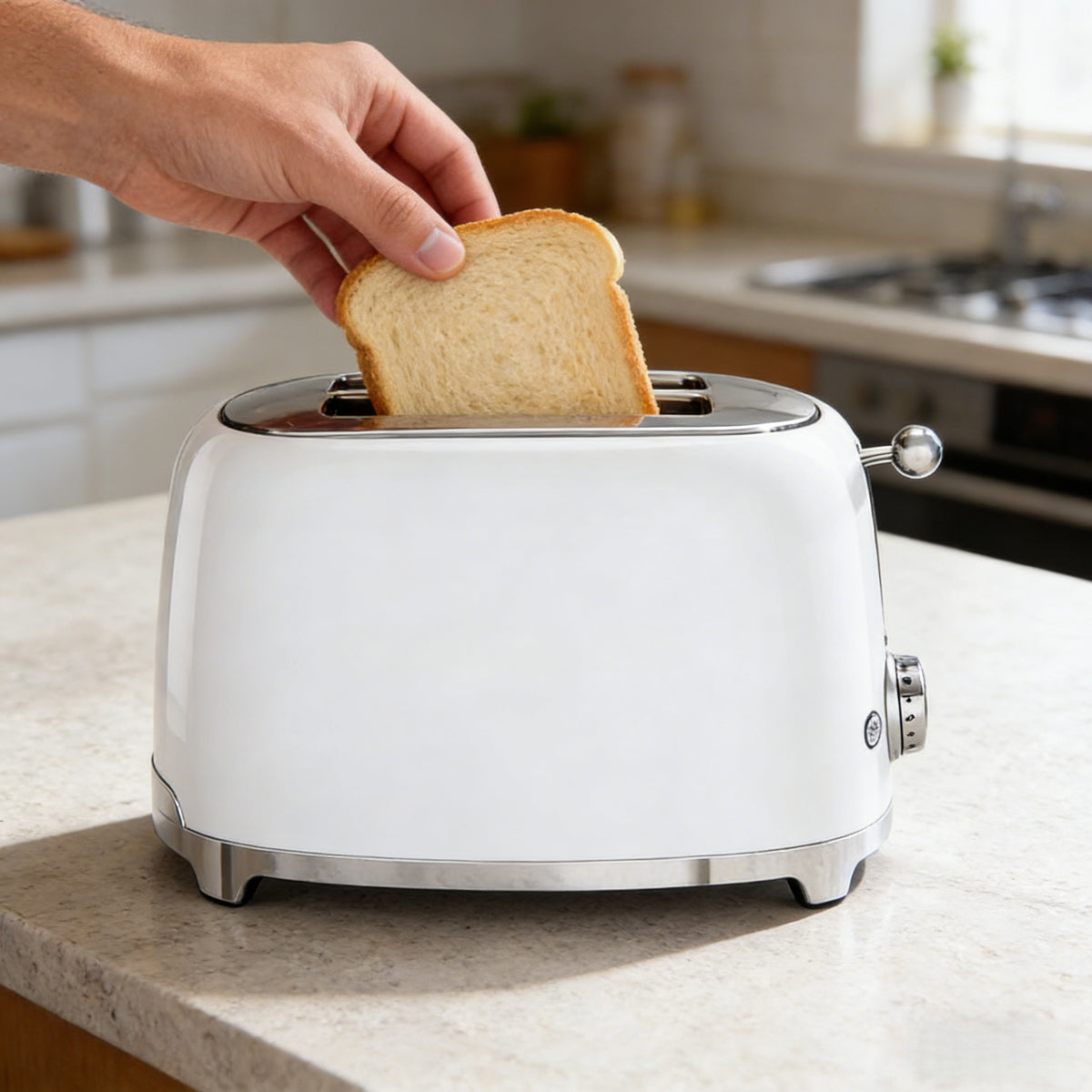 NARDEA Retro Multi-Function Toaster – White