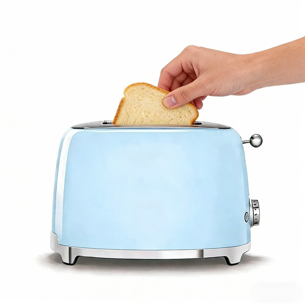 NARDEA Retro Multi-Function Toaster – Blue