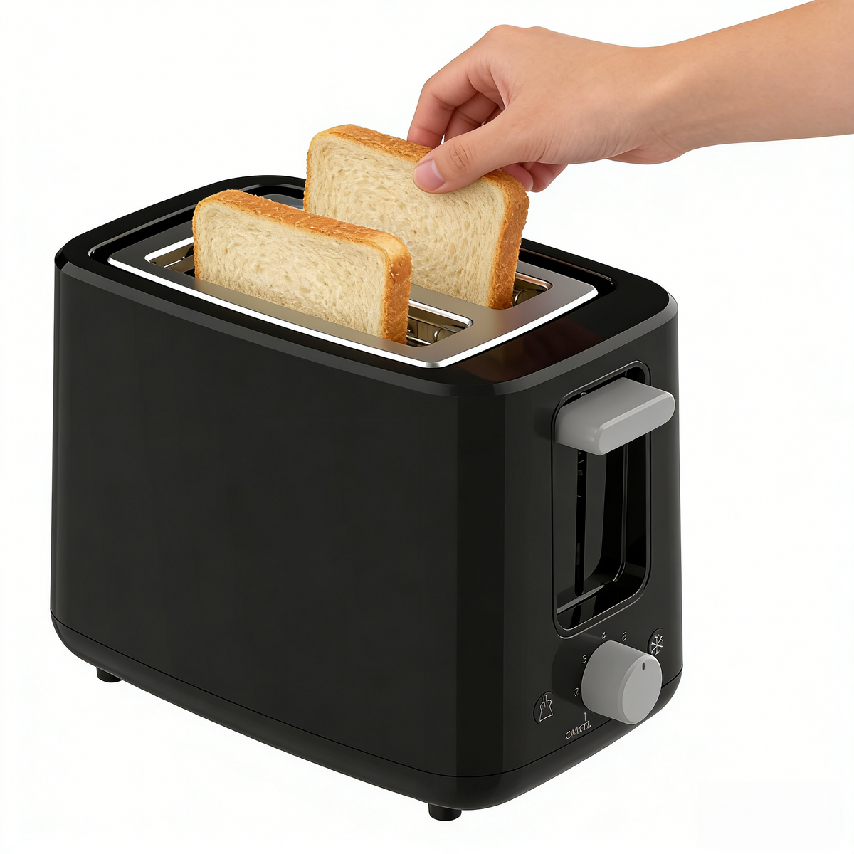 NARDEA Multi-Function 2-Slice Toaster – Black