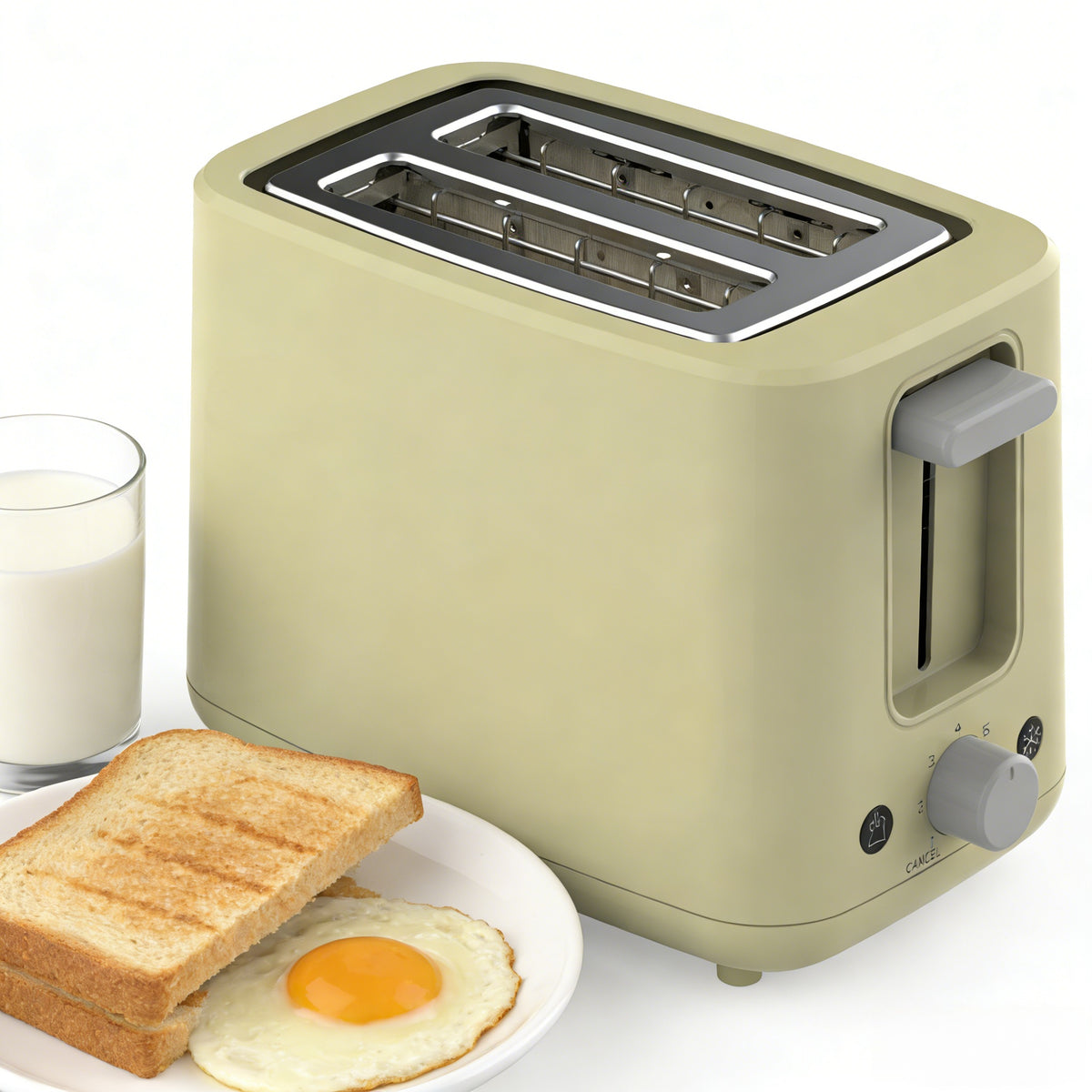 NARDEA Multi-Function 2-Slice Toaster – Green