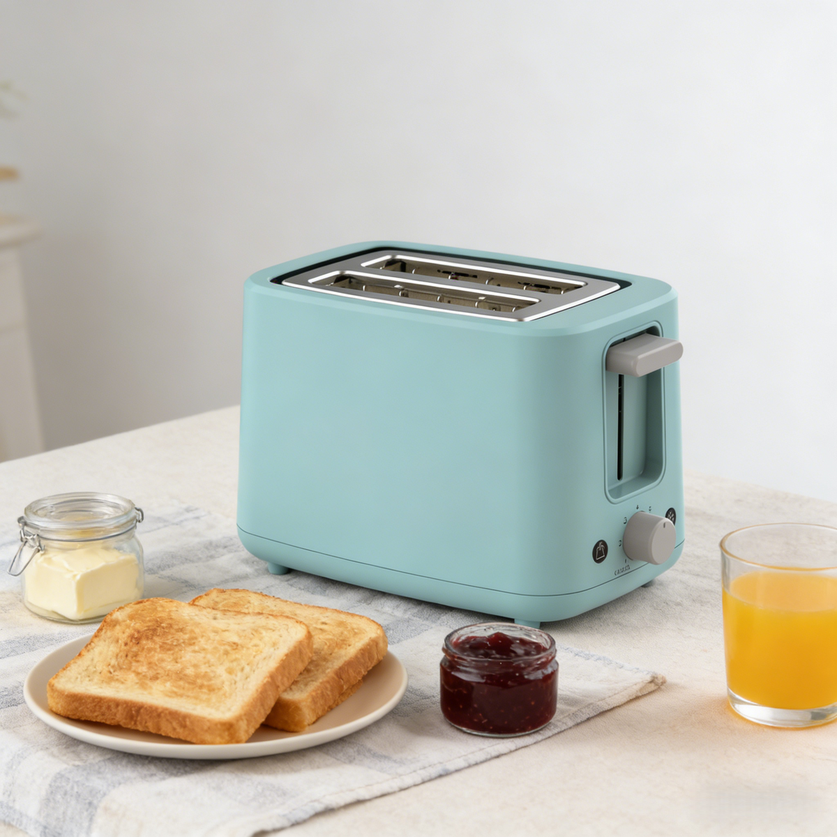 NARDEA Multi-Function 2-Slice Toaster – Blue