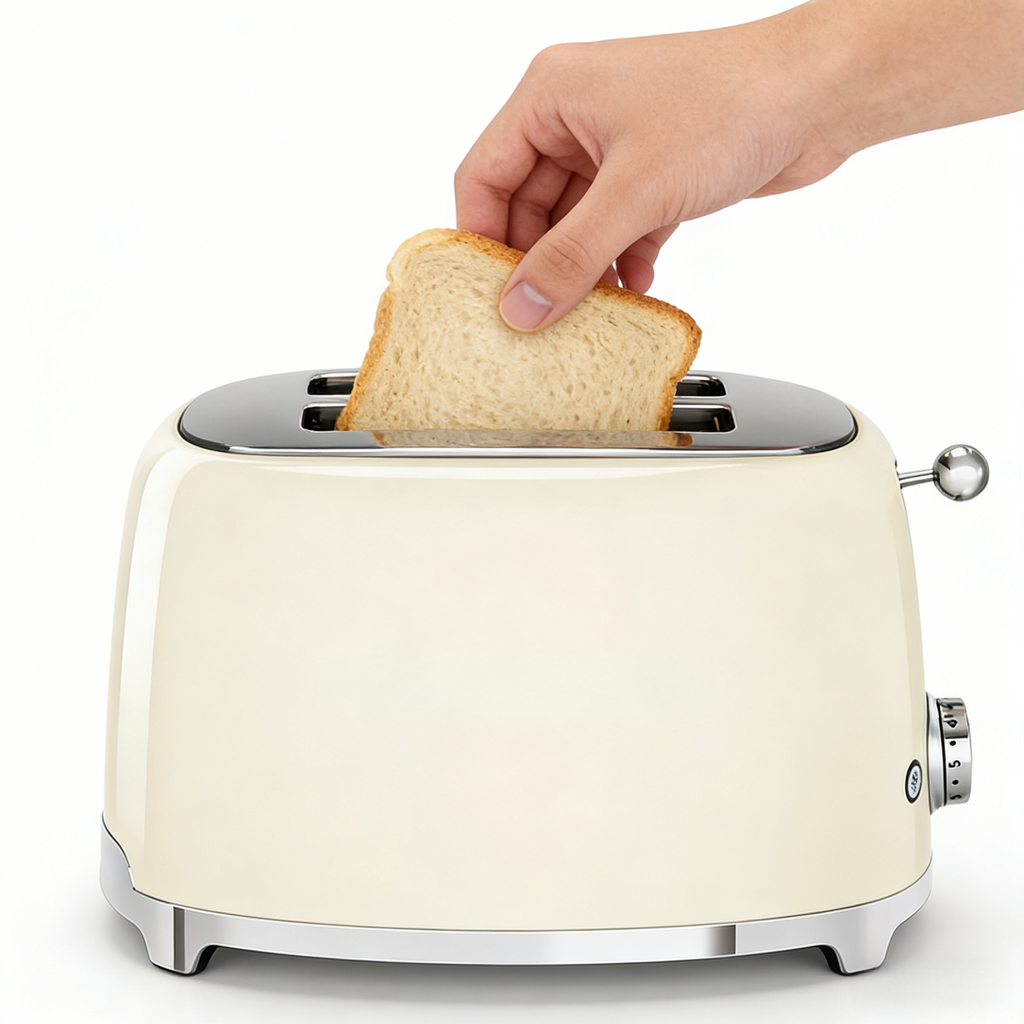 NARDEA Retro Multi-Function Toaster – Beige