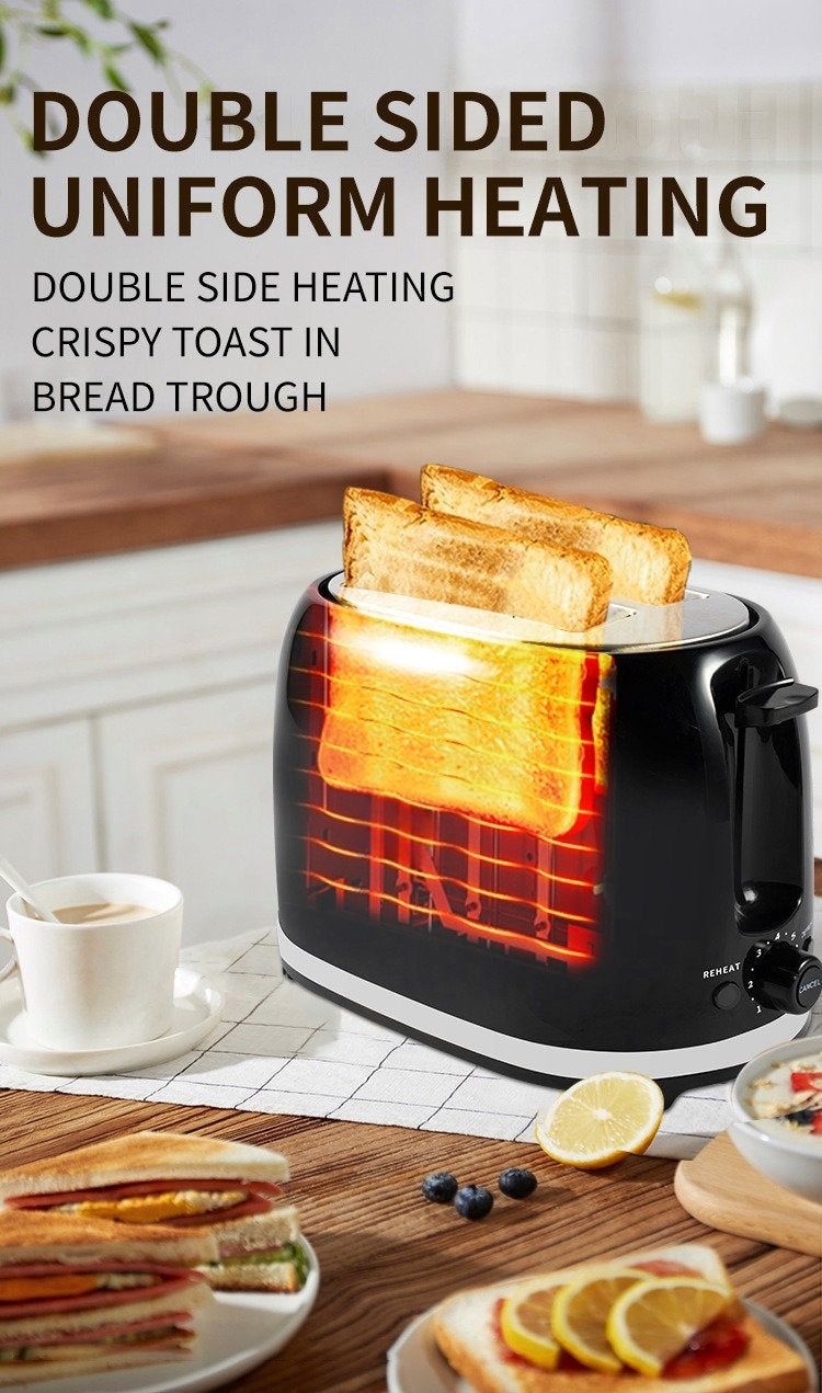 NARDEA Multi-Function Toaster & Breakfast Maker – Black